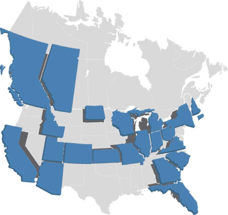 Rycor Software clients across America and Canada